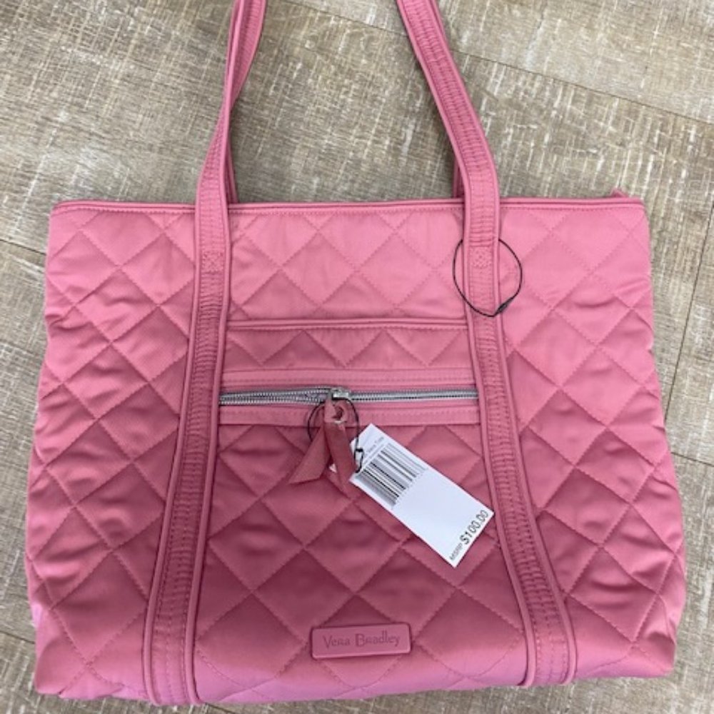 Iconic Small Vera Tote Strawberry Ice